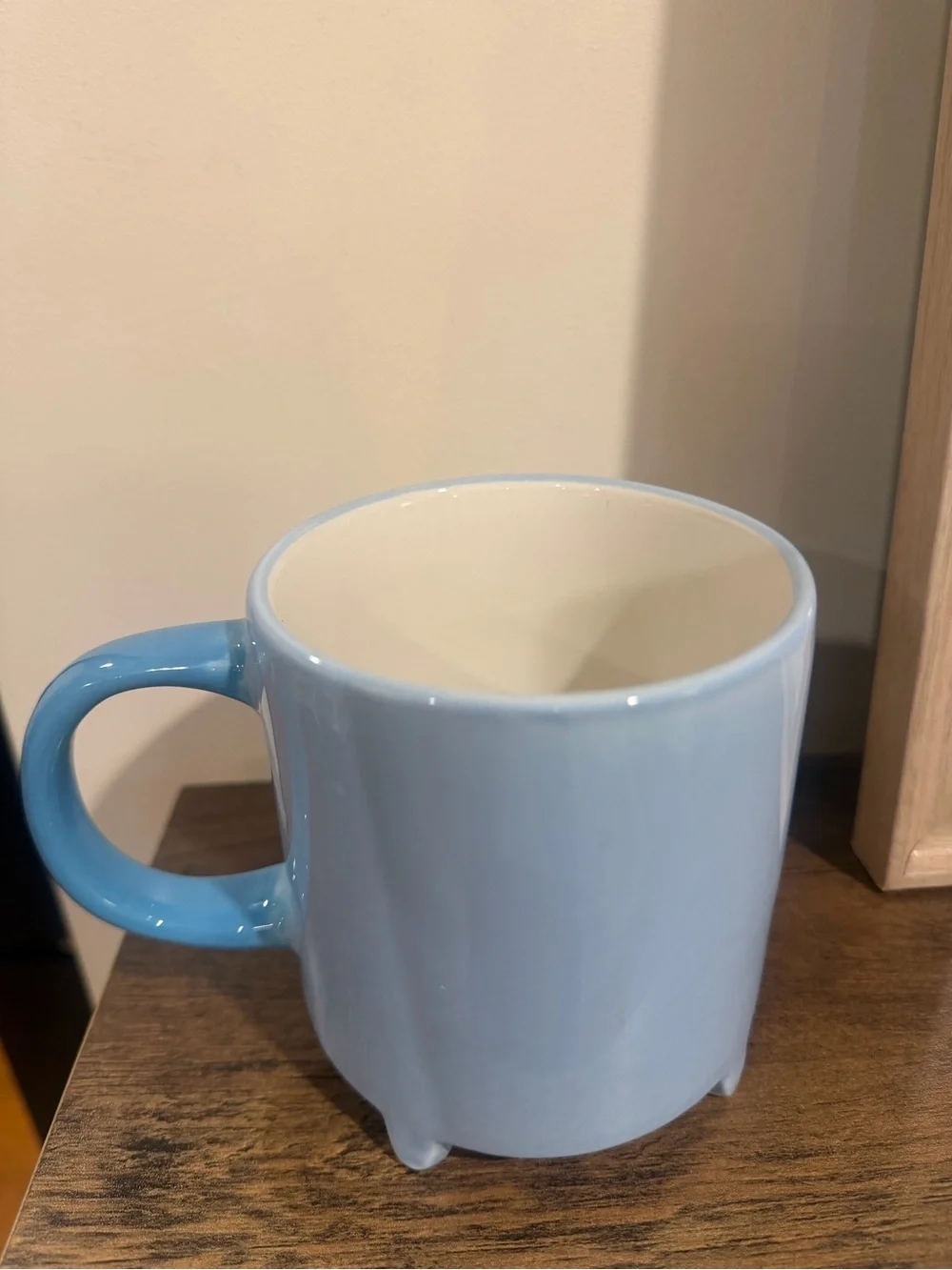 Cute Blue Dog Ceramic Mug 16 oz